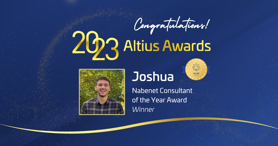 Altius Awards 2023: Consultant of the Year   Joshua